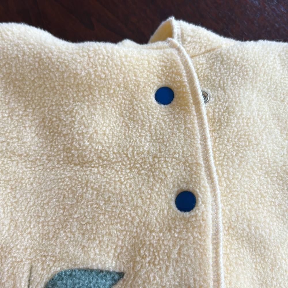 Baby girl fleece hooded jacket - Picture 4 of 8